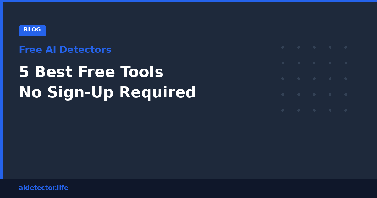 best-free-ai-detectors-no-signup